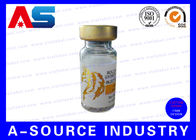 Stampa su misura della stagnola di 10ml Vial Labels Gold per l'imballaggio sterile delle bottiglie dell'iniezione