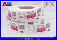 Il vetro farmaceutico adesivo Vial Labels, la bottiglia di plastica 15ml identifica la stampa su ordinazione