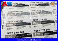 Antifalsificazione Colore Panton 15ml Vial Peptide Etichette adesivi di etichette dei farmaci