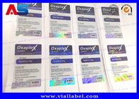 La carta/pp/etichetta di colore pieno della farmacia di prescrizione film del laser con effetto dell'ologramma per medicina stona