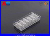 Chiaro Tray Packaging Medication Blister Packs trasparente per le fiale di vetro, incide le parole produce delle bolle su